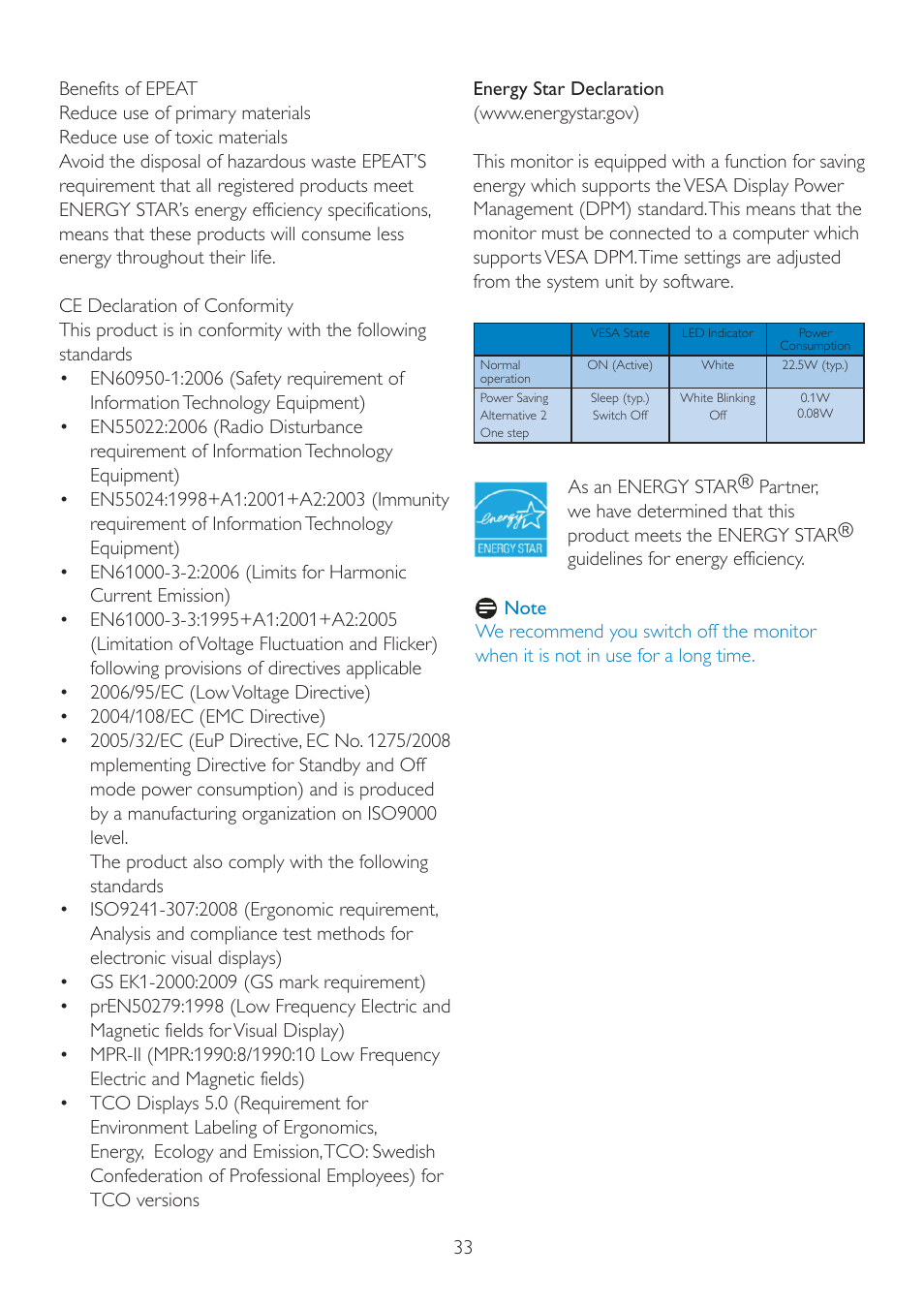 Philips 225P2EB-27 User Manual | Page 35 / 59