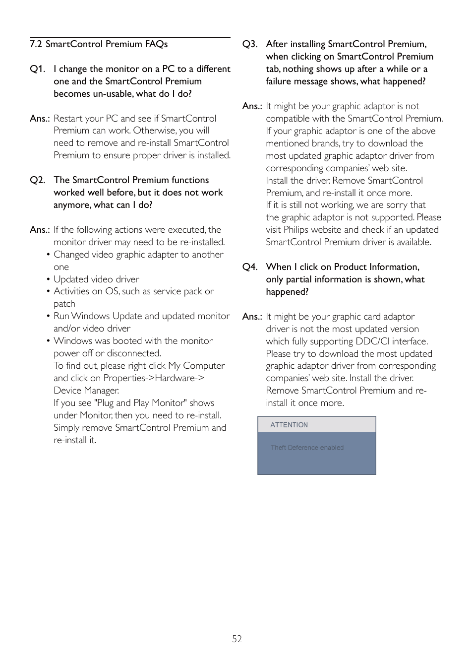 Philips 225P2EB-27 User Manual | Page 54 / 59