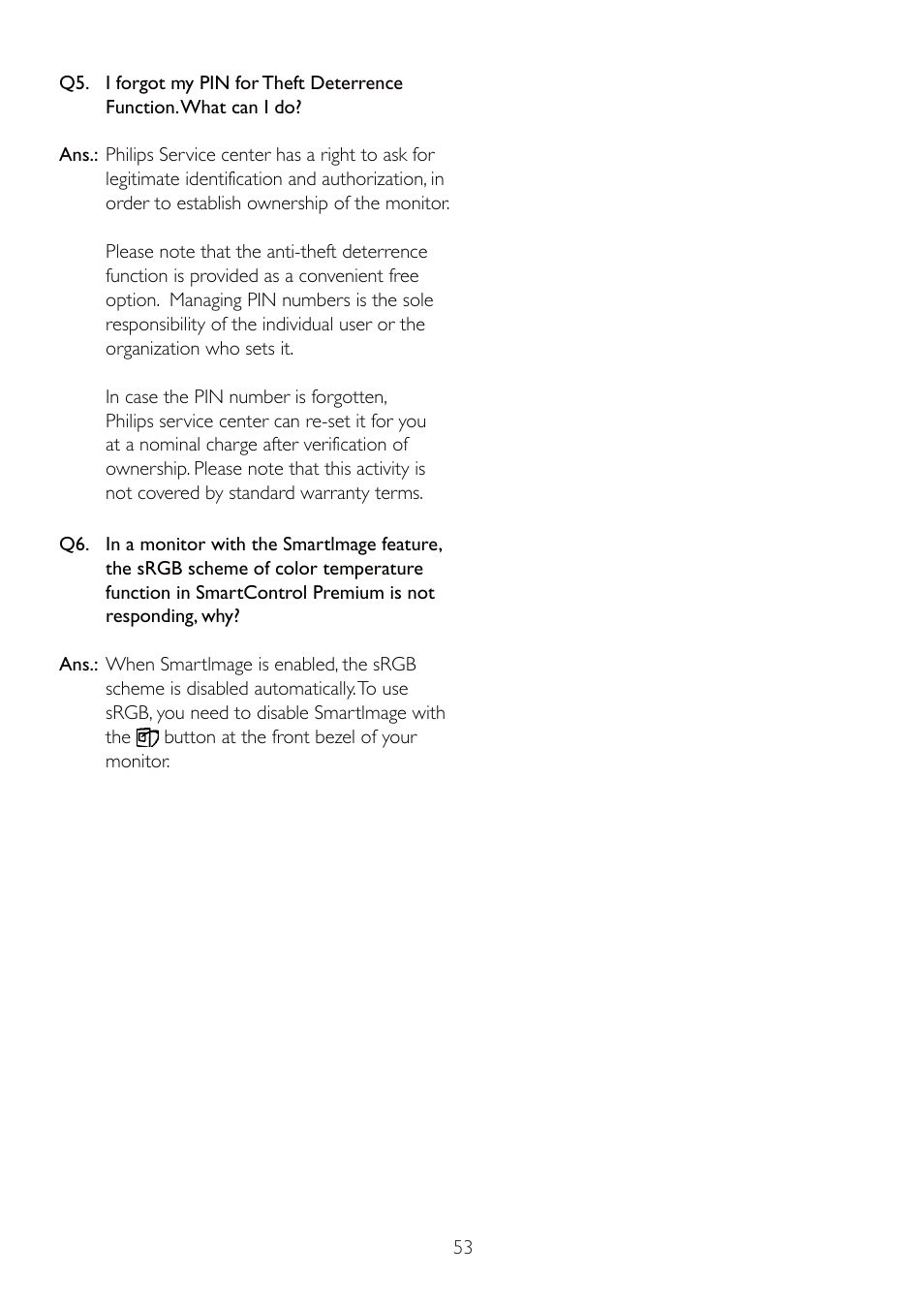 Philips 225P2EB-27 User Manual | Page 55 / 59
