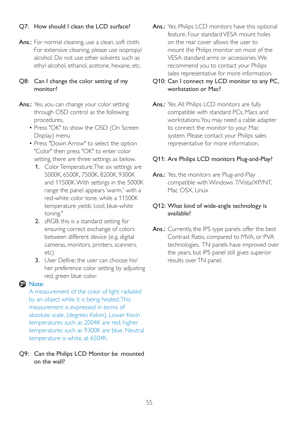 Philips 225P2EB-27 User Manual | Page 57 / 59