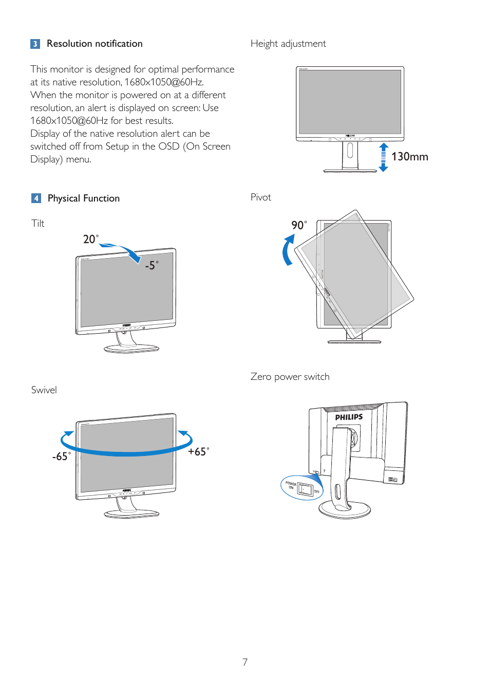 Philips 225P2EB-27 User Manual | Page 9 / 59