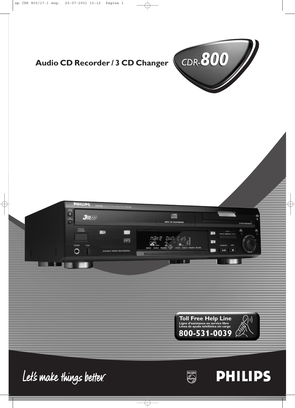 Philips CDR800 User Manual | 83 pages