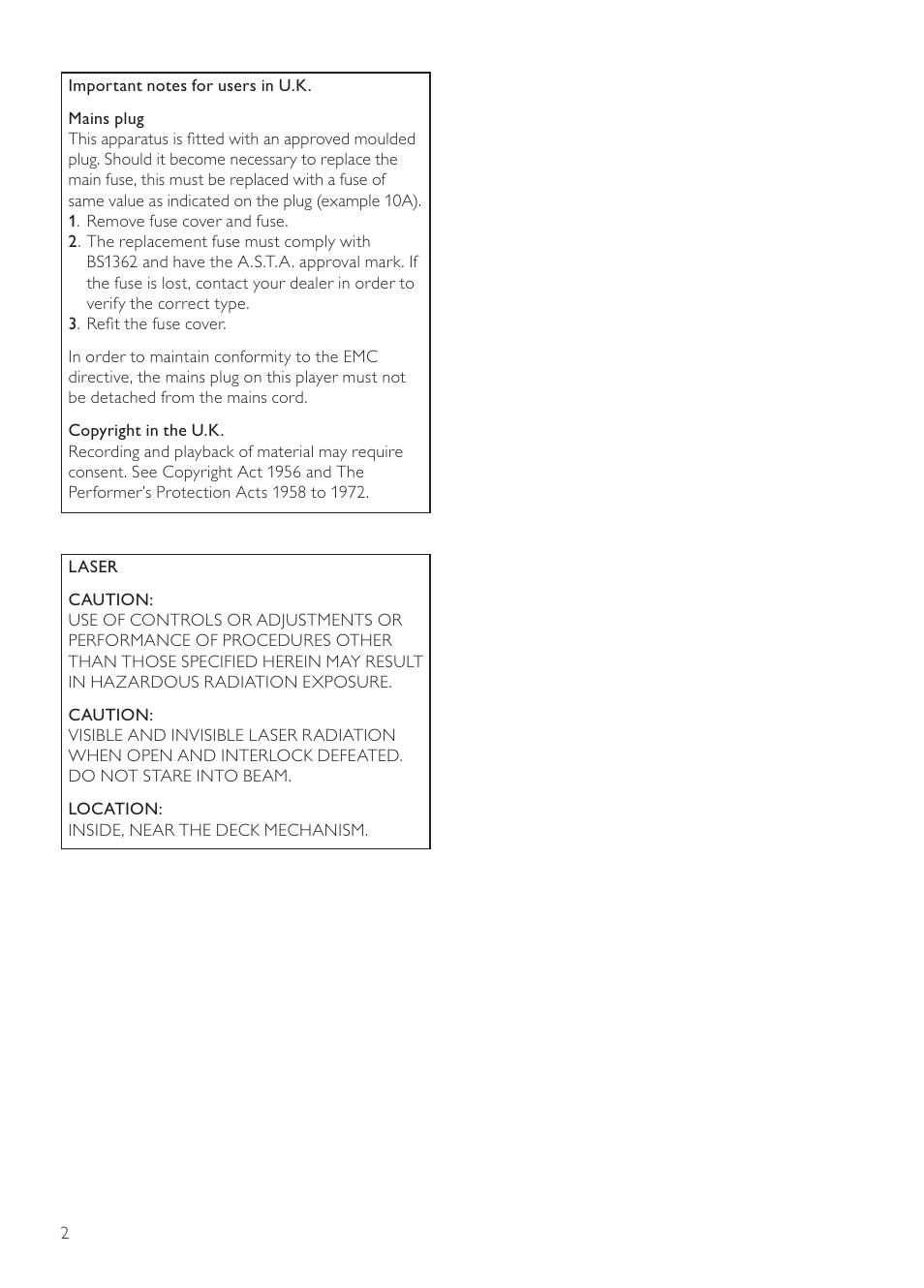 Philips BDP2700-05 User Manual | Page 2 / 46