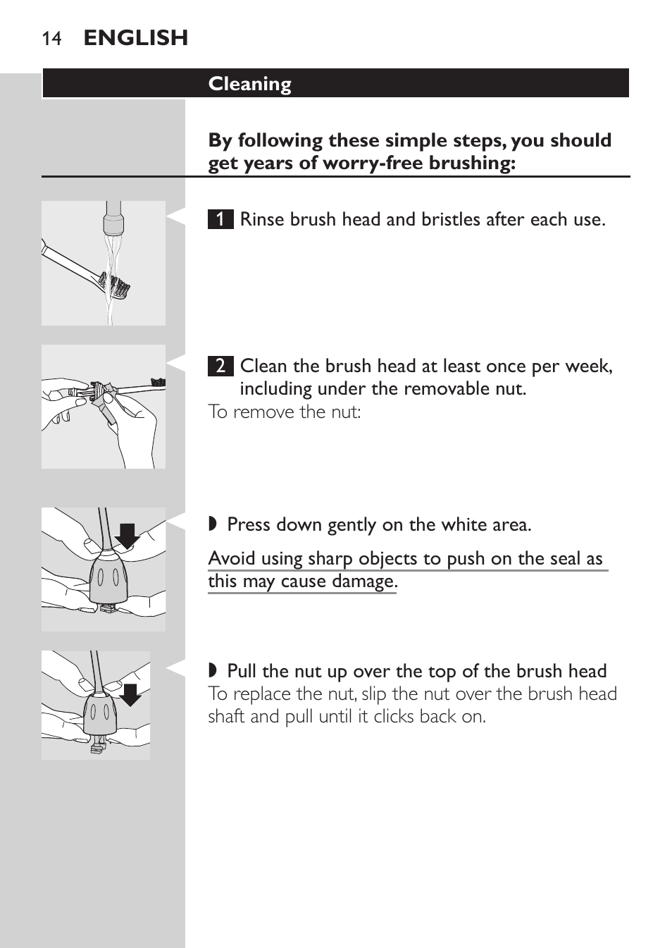 Philips HX5610-04 User Manual | Page 14 / 60