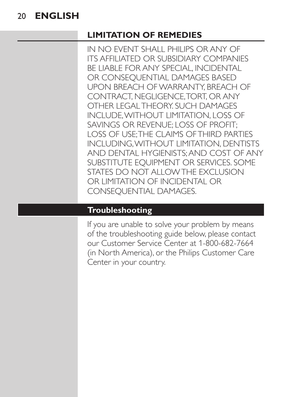 Philips HX5610-04 User Manual | Page 20 / 60