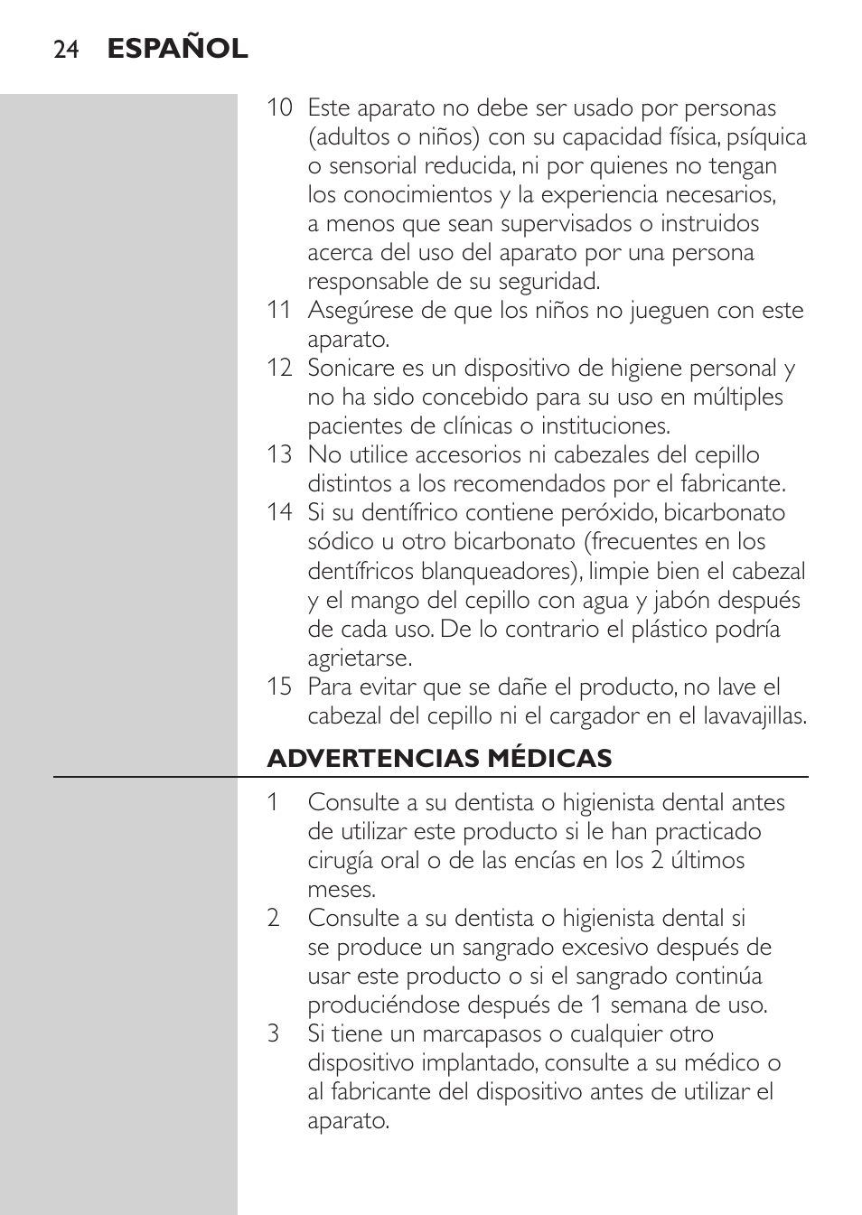 Philips HX5610-04 User Manual | Page 24 / 60