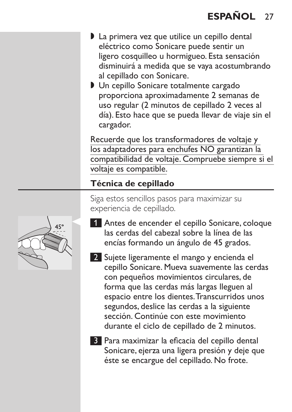 Philips HX5610-04 User Manual | Page 27 / 60