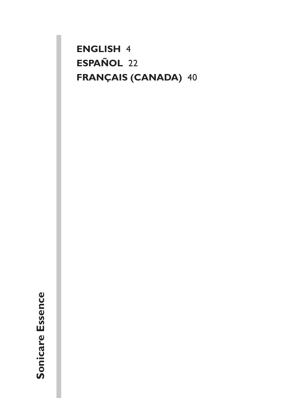 Table of content | Philips HX5610-04 User Manual | Page 3 / 60