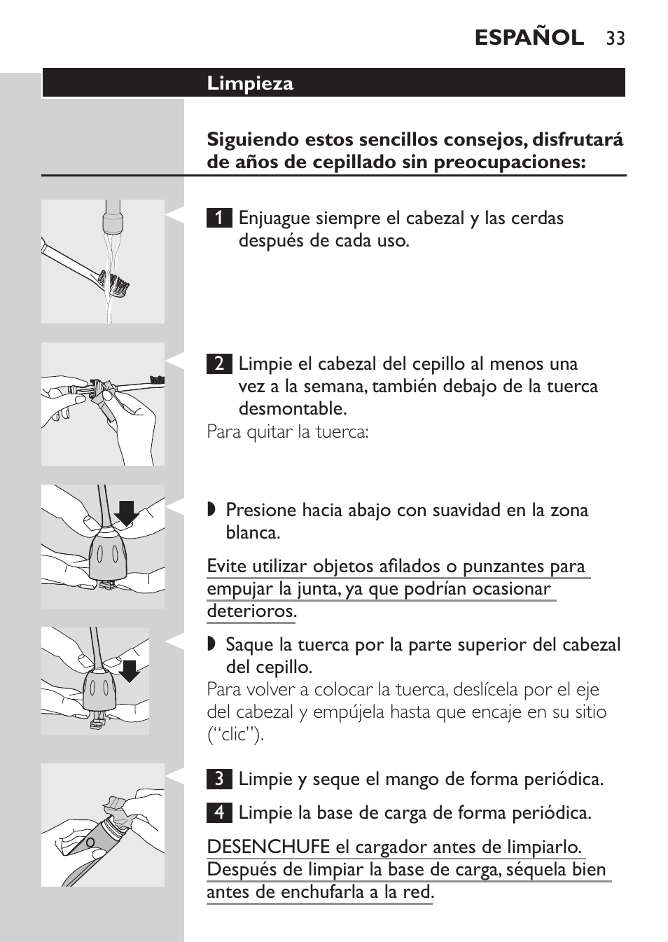 Philips HX5610-04 User Manual | Page 33 / 60