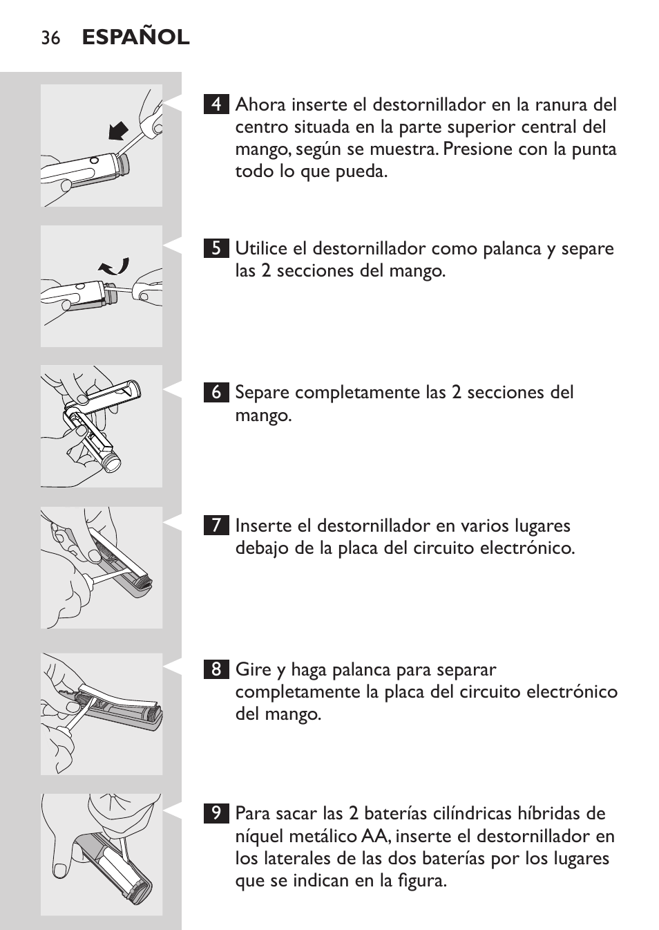 Philips HX5610-04 User Manual | Page 36 / 60