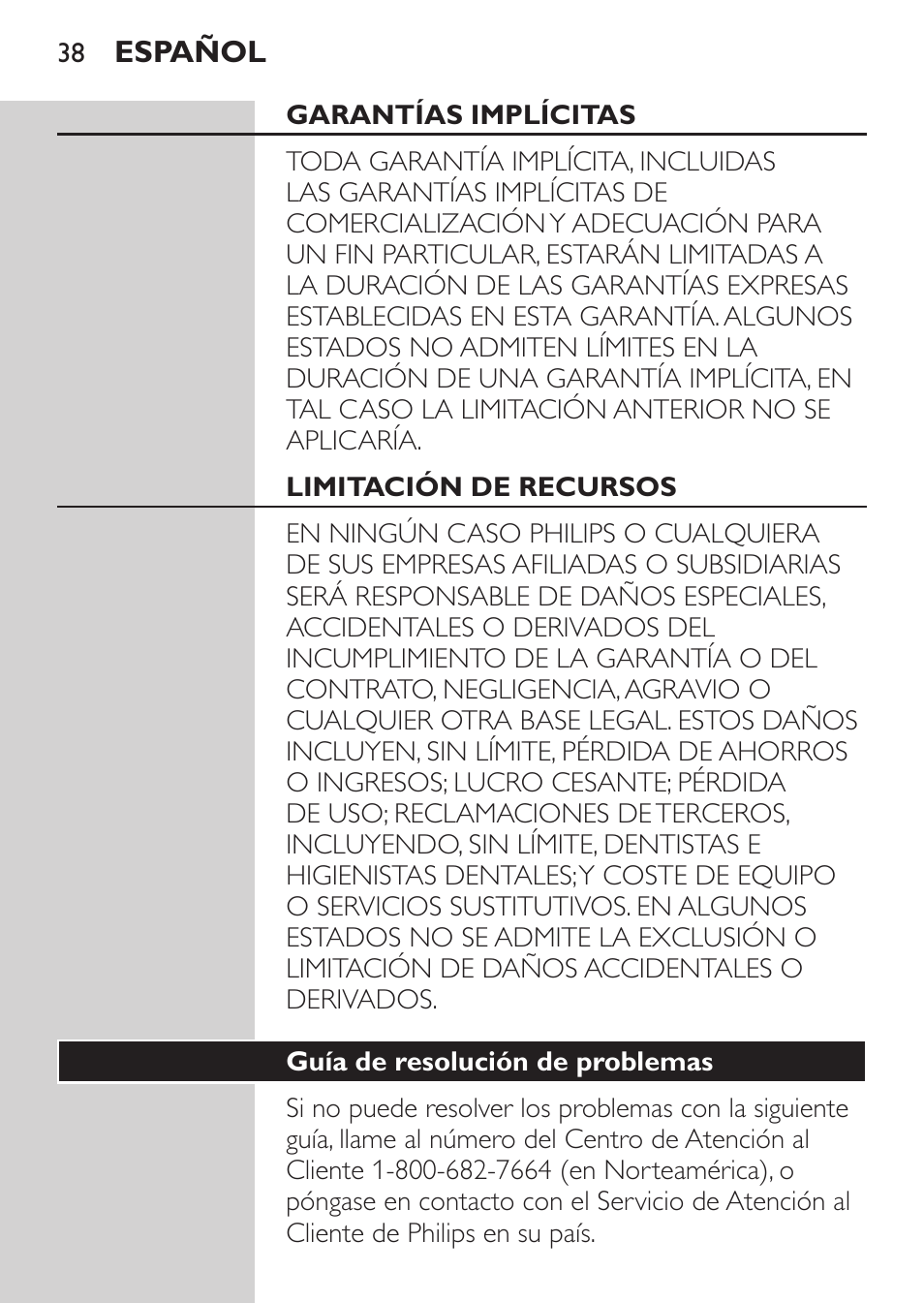 Philips HX5610-04 User Manual | Page 38 / 60