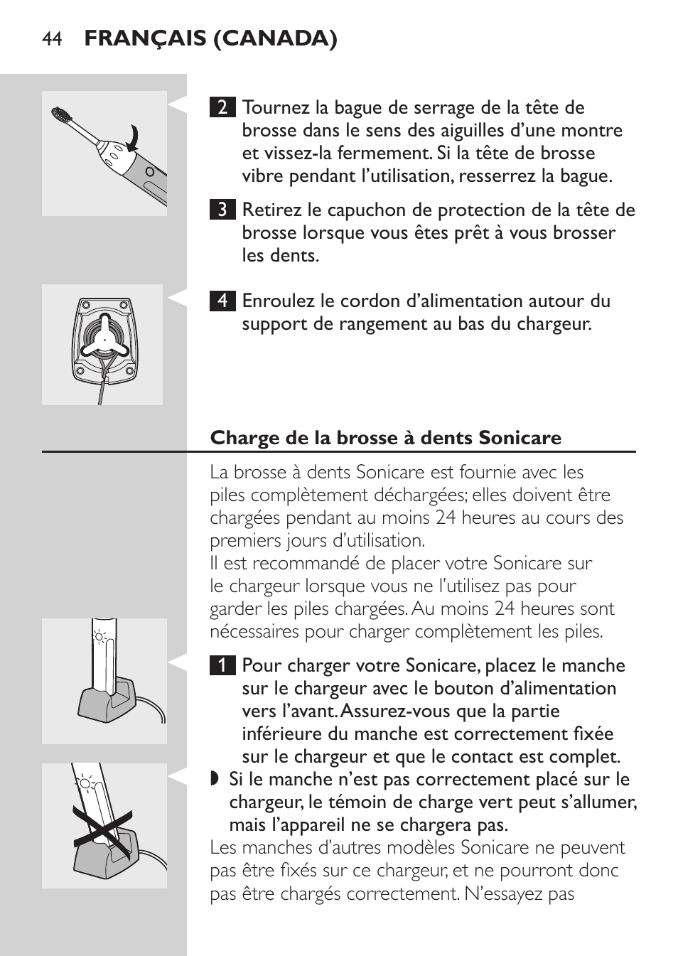 Philips HX5610-04 User Manual | Page 44 / 60