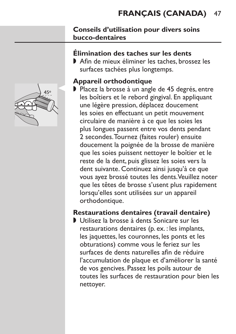 Philips HX5610-04 User Manual | Page 47 / 60