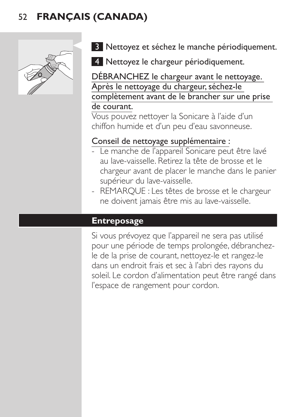 Philips HX5610-04 User Manual | Page 52 / 60