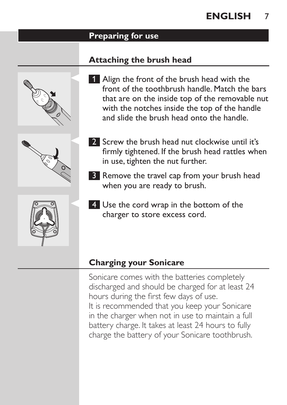 Philips HX5610-04 User Manual | Page 7 / 60