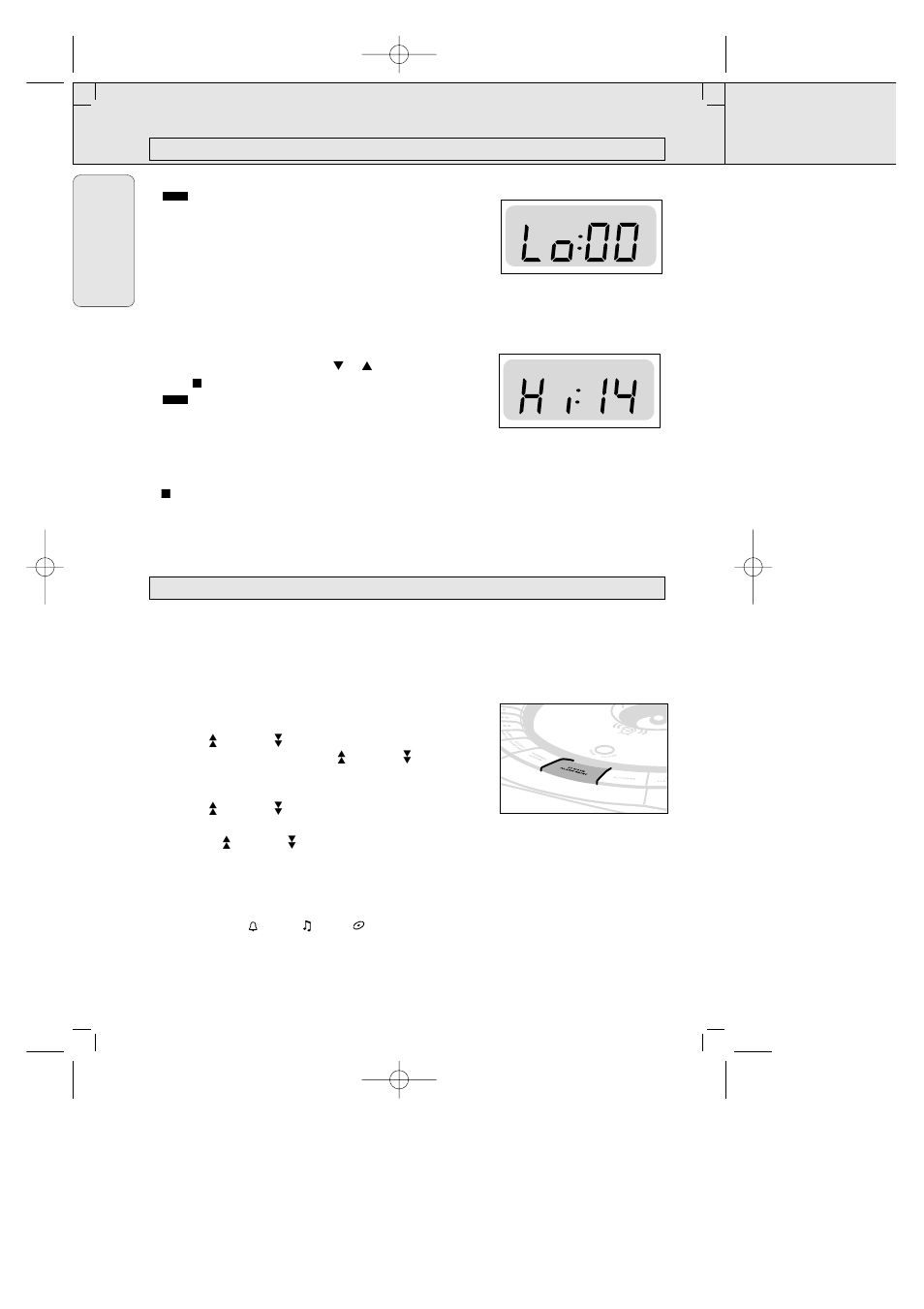 Radio reception, Setting the alarm time, English | Philips AJ3936-17 User Manual | Page 14 / 44