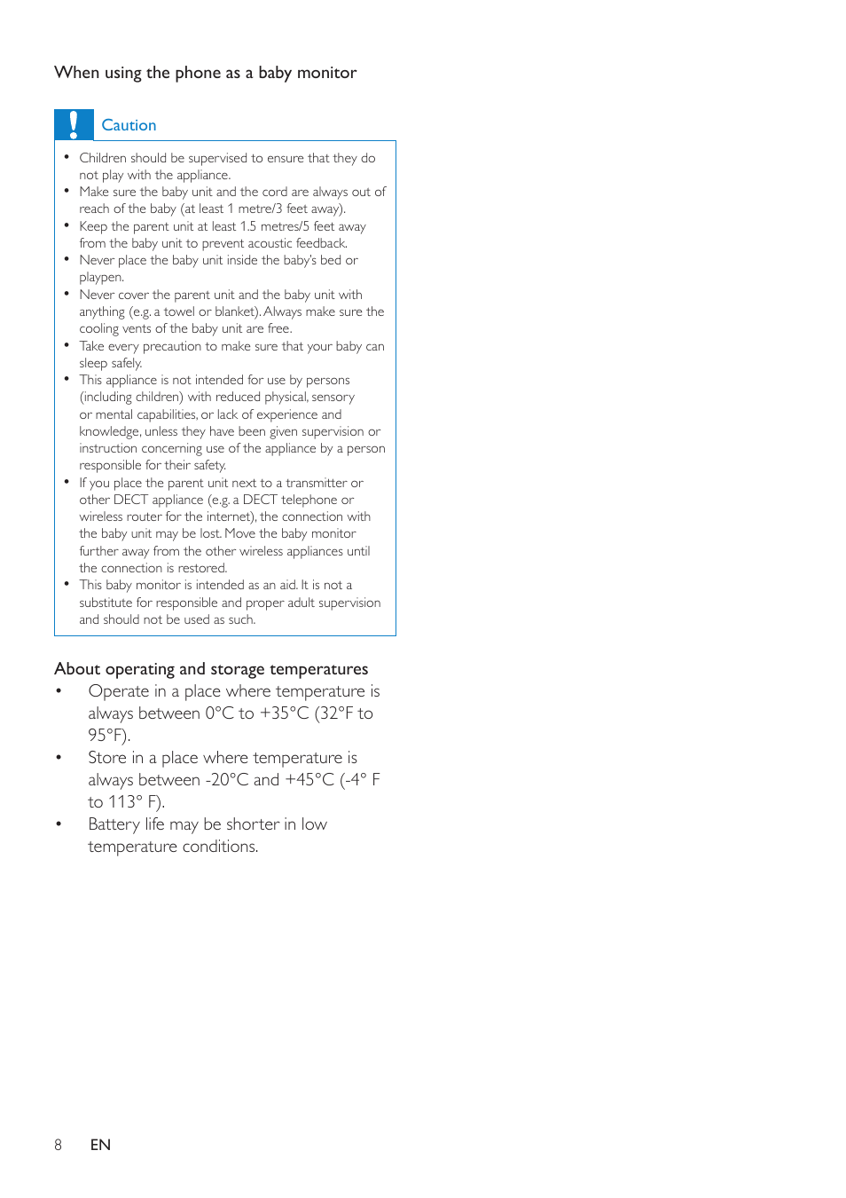 Philips SE8881B-22 User Manual | Page 8 / 62