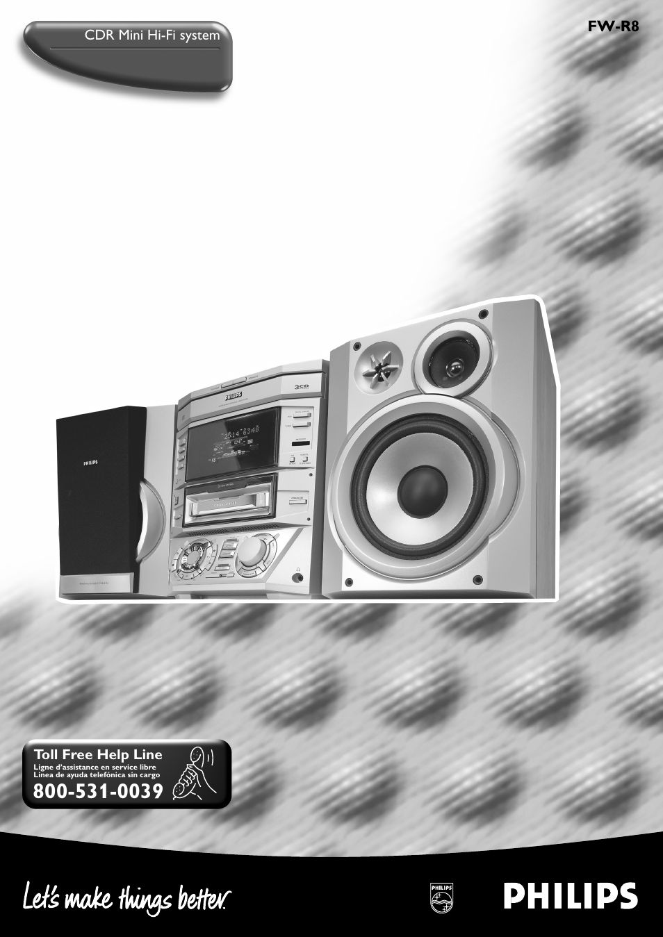 Philips Mini Hi-Fi System with Integrated CD-Rec User Manual | 32 pages