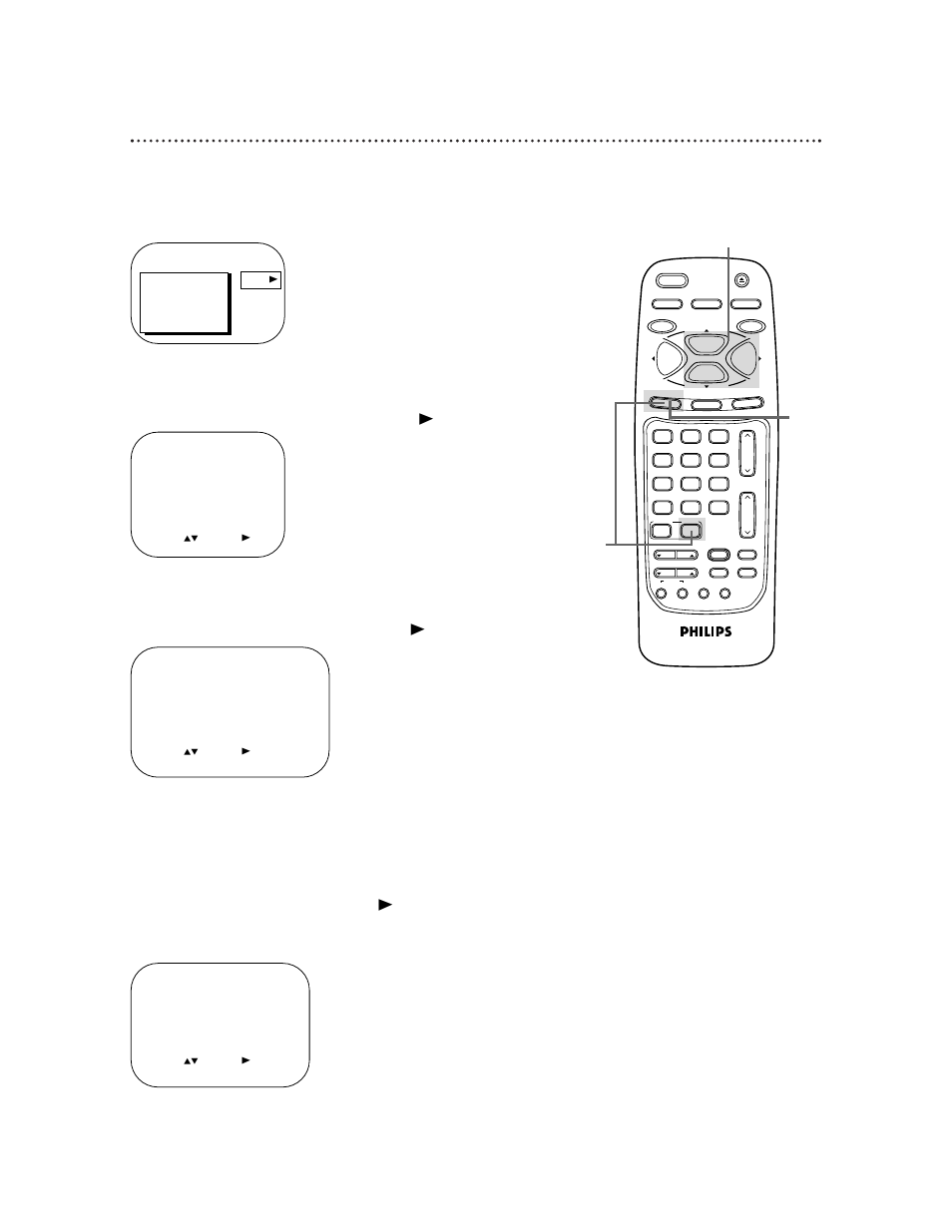 14 setting the clock (cont’d), Automatic pbs channel selection, Press the combi button, then press the menu button | Philips CCB134AT99 User Manual | Page 14 / 68