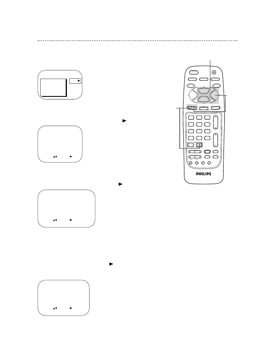 16 setting the clock (cont’d), Manual pbs channel selection, Press the combi button, then press the menu button | Philips CCB134AT99 User Manual | Page 16 / 68