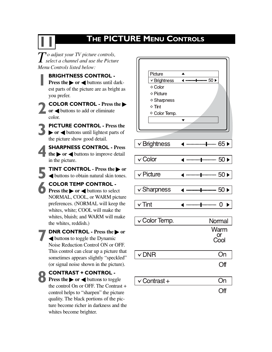 Picture m | Philips 20PS47S User Manual | Page 14 / 36