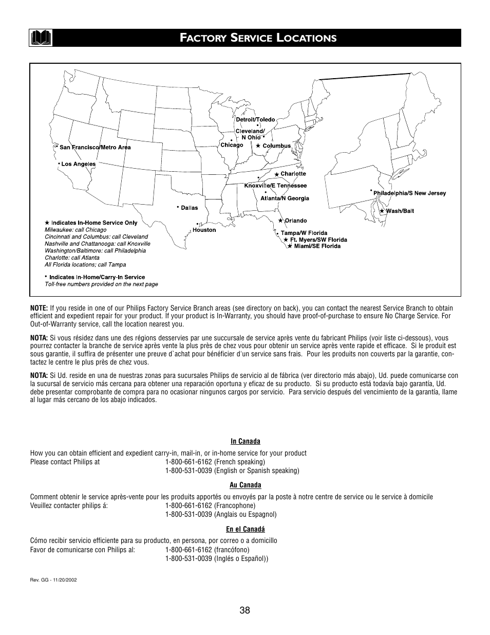 Philips 27PT563S User Manual | Page 38 / 40