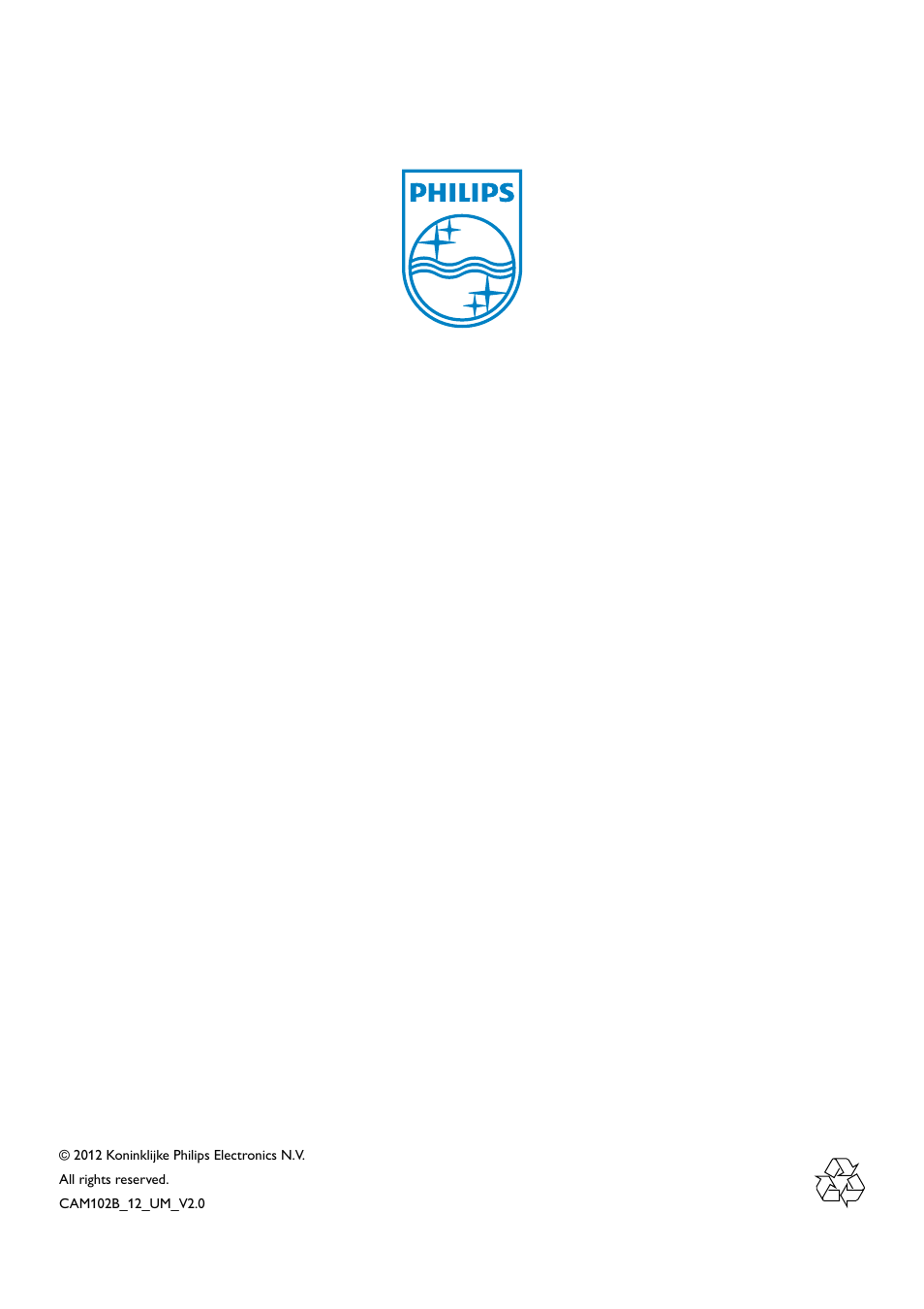 Philips CAM102SB-00 User Manual | Page 19 / 19