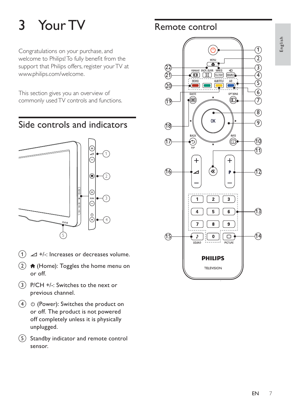 Philips 32PFL3605-12 User Manual | Page 9 / 43