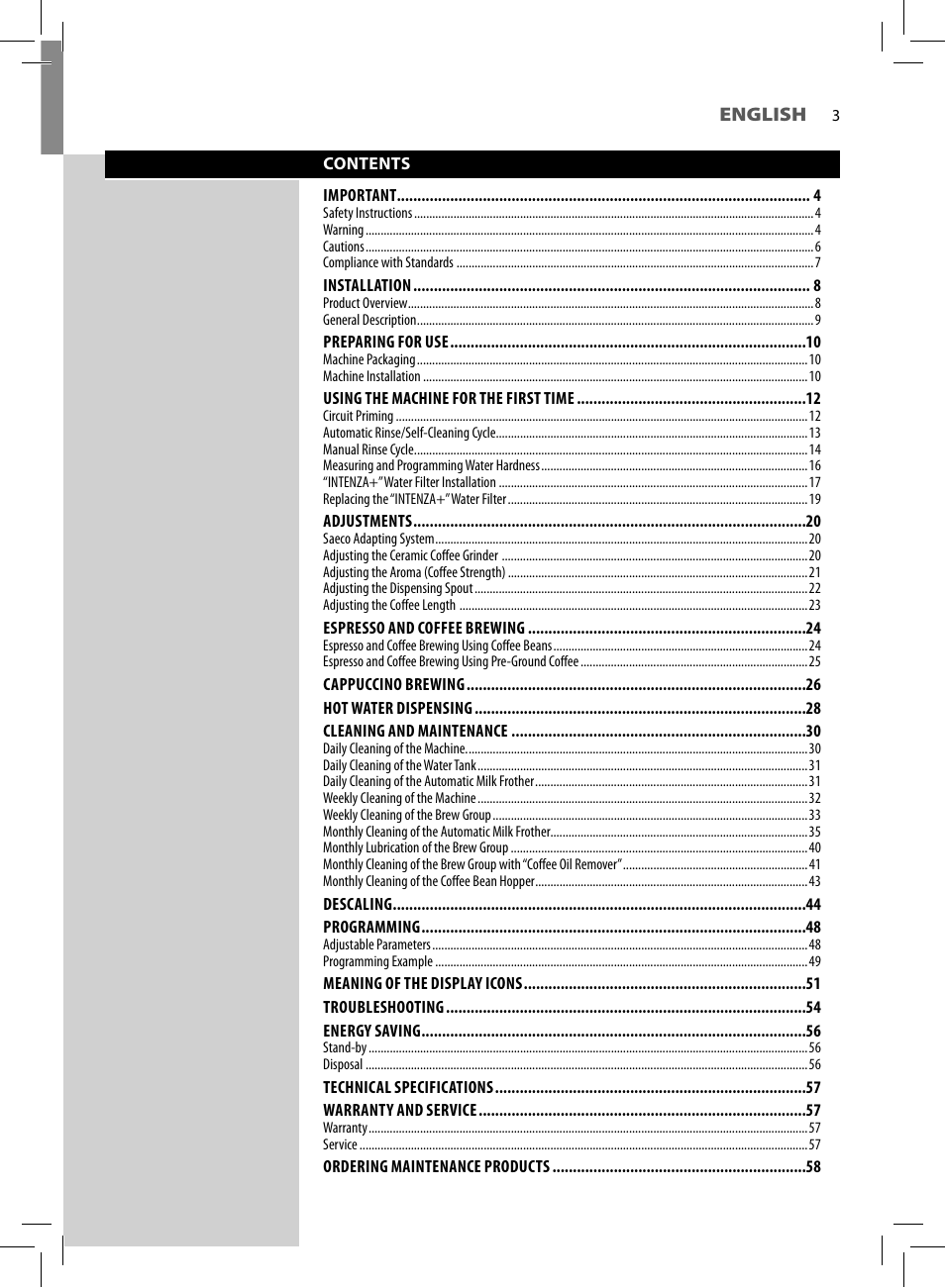 Philips HD8752-87 User Manual | Page 5 / 64