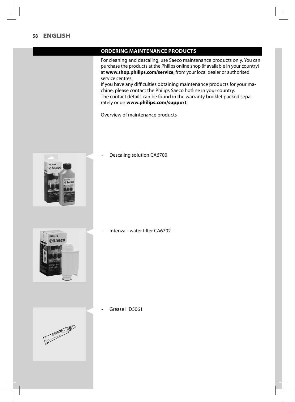 Philips HD8752-87 User Manual | Page 60 / 64