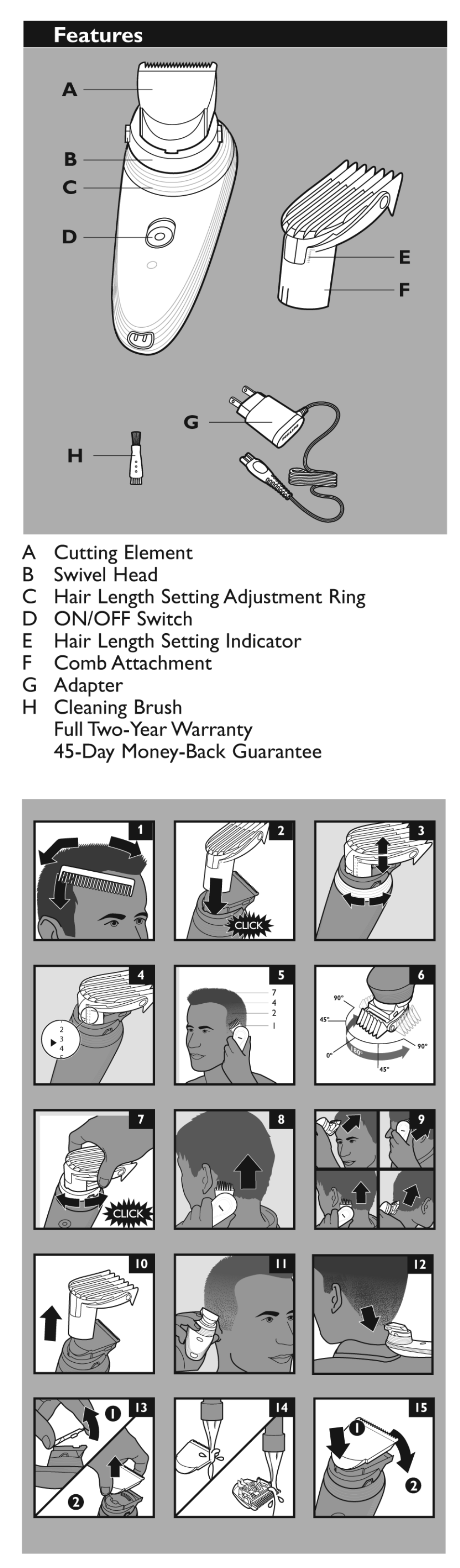 Philips QC5510-65 User Manual | Page 3 / 8