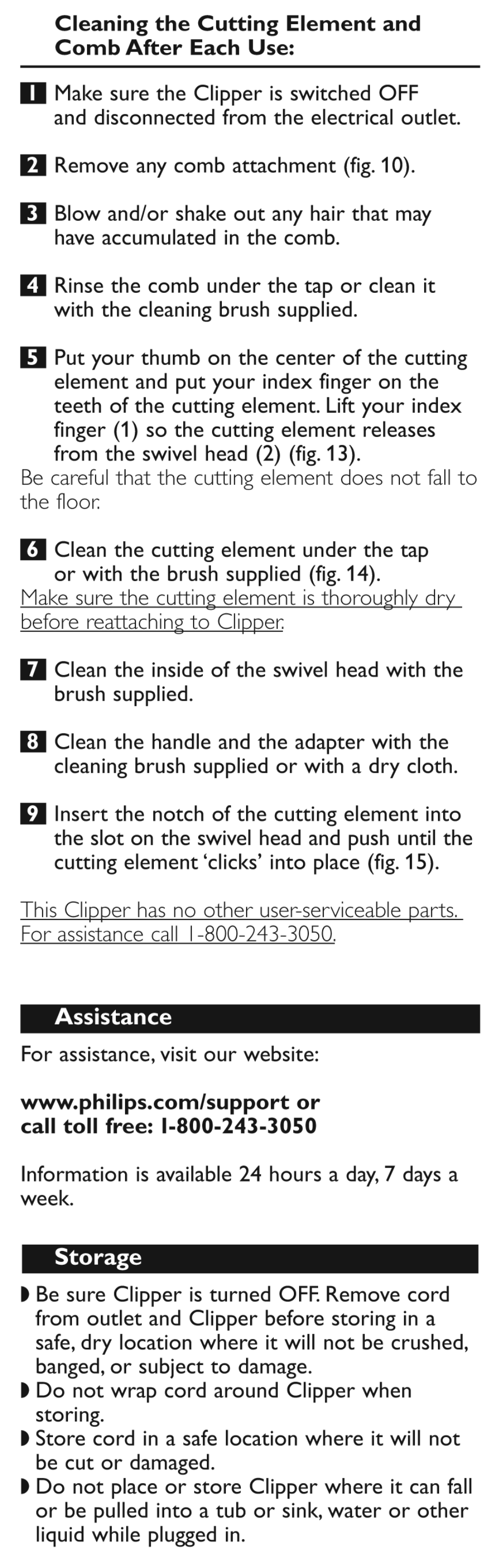 Philips QC5510-65 User Manual | Page 7 / 8