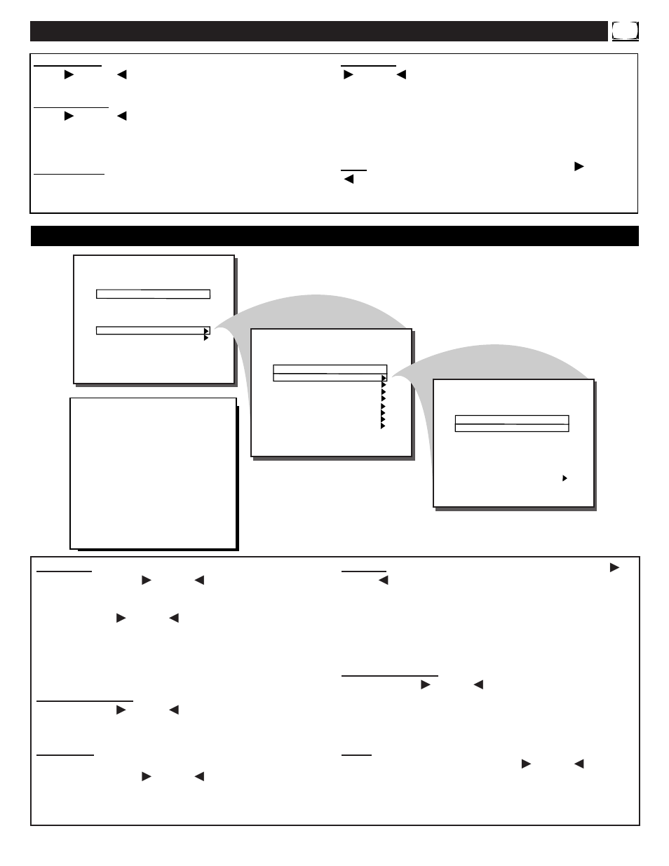 Escription of, Creen, Ontrols | Commercial, Continued, Etup, Vents | Philips PA9019C User Manual | Page 33 / 36