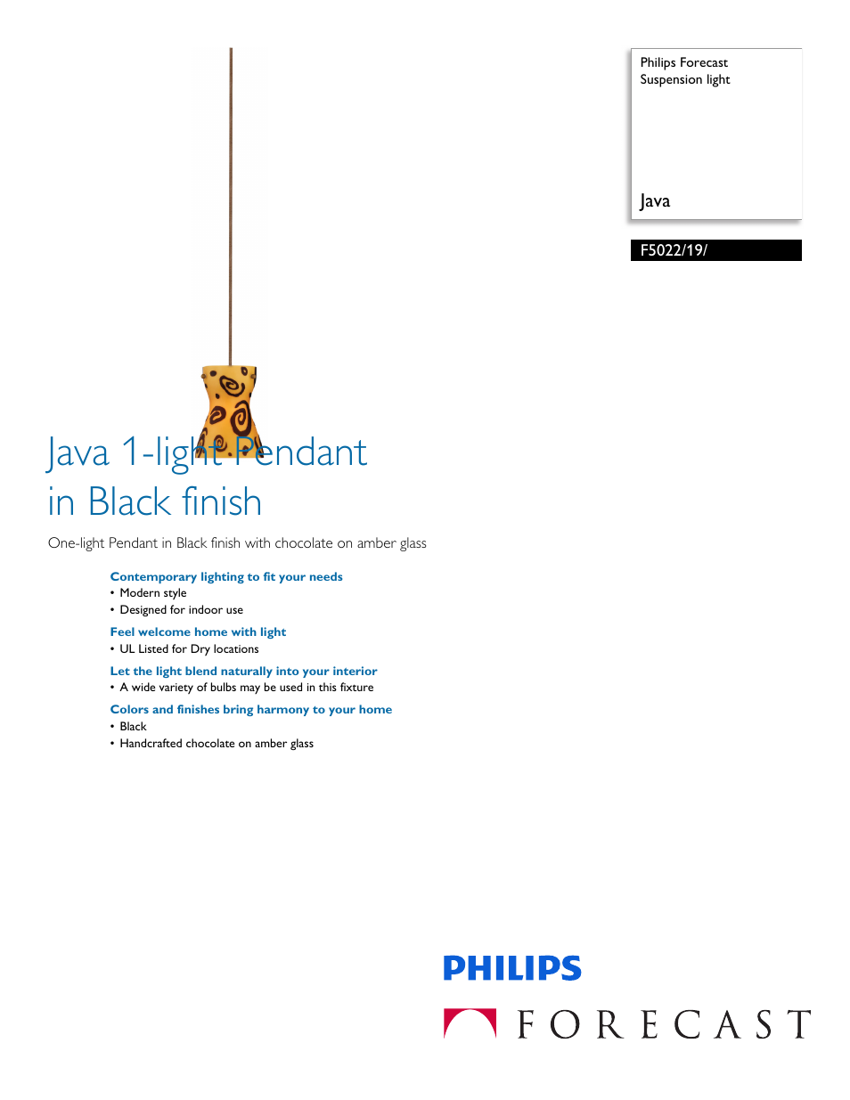 Philips F502219 User Manual | 2 pages