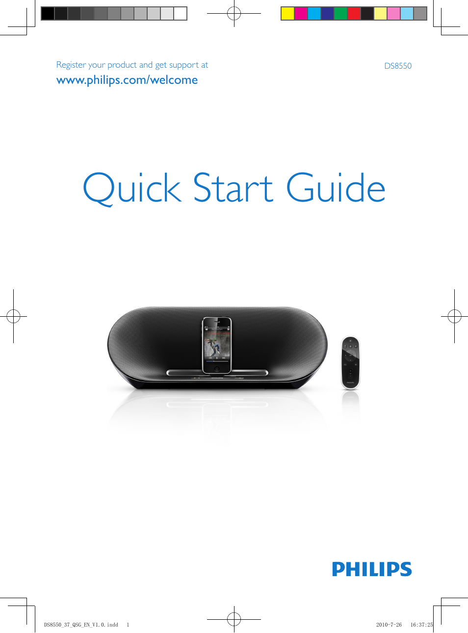 Philips DS8550-37 User Manual | 4 pages