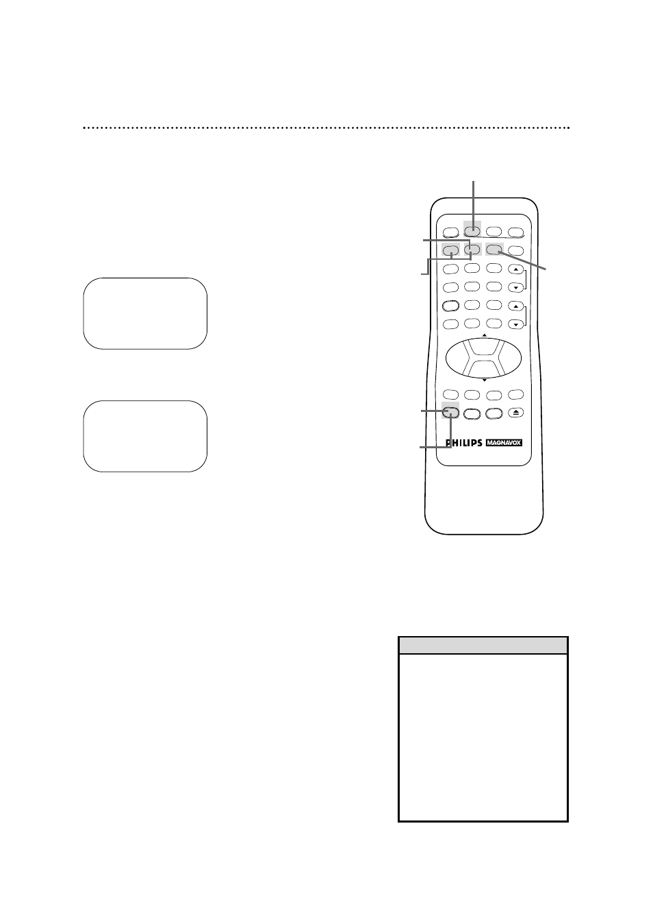 Language selection 19 | Philips 4 HD SMALL CLOCK VCR User Manual | Page 19 / 52