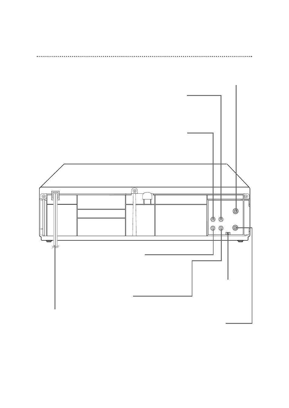 Rear panel 27 | Philips 4 HD SMALL CLOCK VCR User Manual | Page 27 / 52