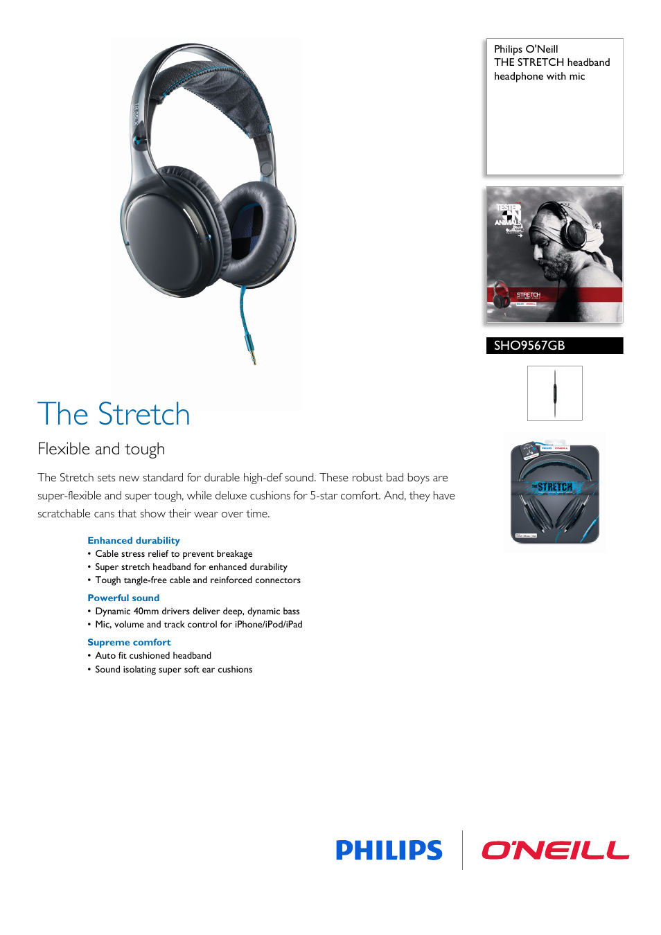 Philips SHO9567GB-28 User Manual | 2 pages
