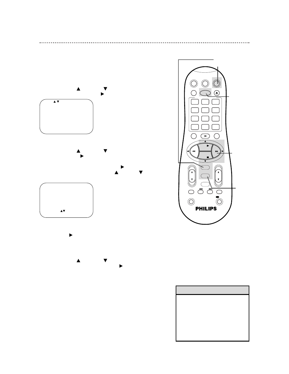 Setting the clock (cont’d) 15, Time zone selection, Helpful hints | Philips VRA641AT User Manual | Page 15 / 60