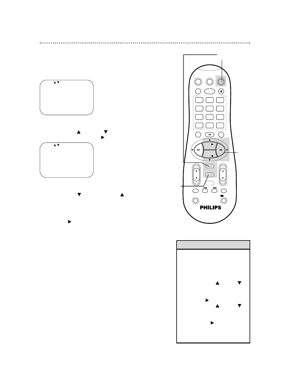 Language selection 19, Helpful hint | Philips VRA641AT User Manual | Page 19 / 60