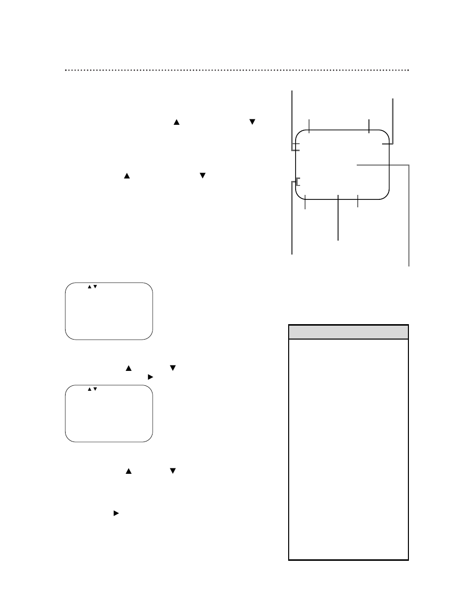 On-screen status displays 25 | Philips VRA641AT User Manual | Page 25 / 60