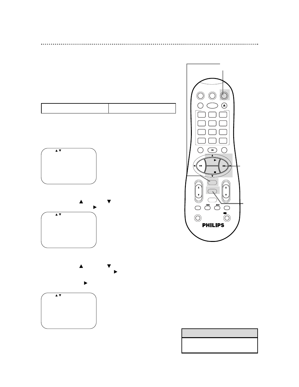 40 timer recording speed setting, Helpful hint, Press the vcr button, then press the menu button | Press the exit/status button, Sp slp | Philips VRA641AT User Manual | Page 40 / 60