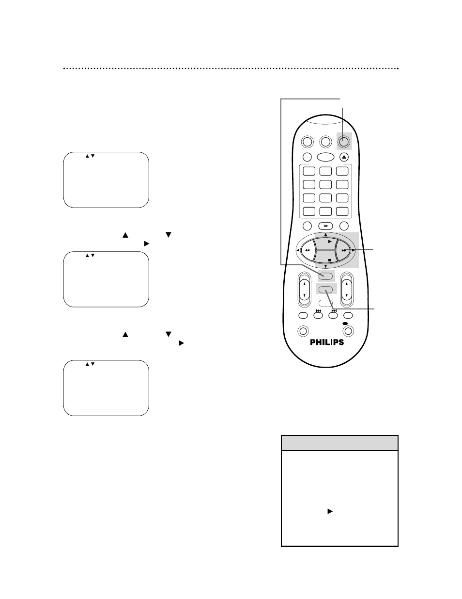 46 video stabilizer, Helpful hints, Press the vcr button, then press the menu button | Philips VRA641AT User Manual | Page 46 / 60