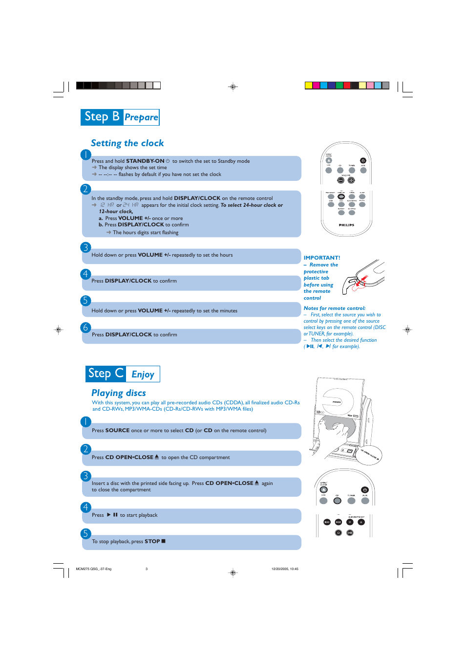 Philips MCM275-37B User Manual | Page 3 / 4