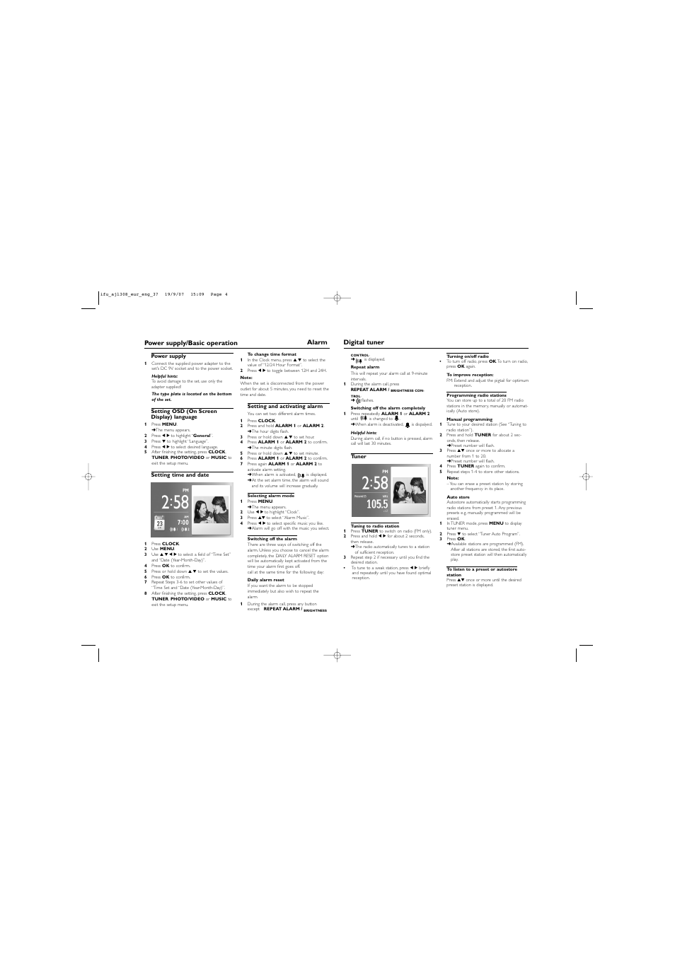 Philips AJL308-17B User Manual | Page 4 / 9