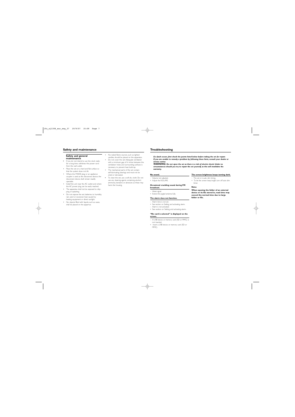 Philips AJL308-17B User Manual | Page 7 / 9