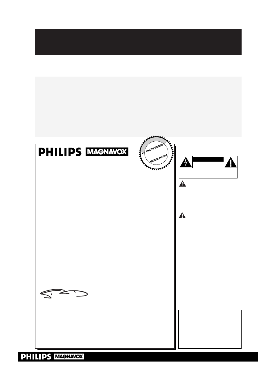 Safety, Warranty verification, Owner confirmation | Model registration, Hurry, Know these, Symbols | Philips VRA601AT99 User Manual | Page 2 / 48