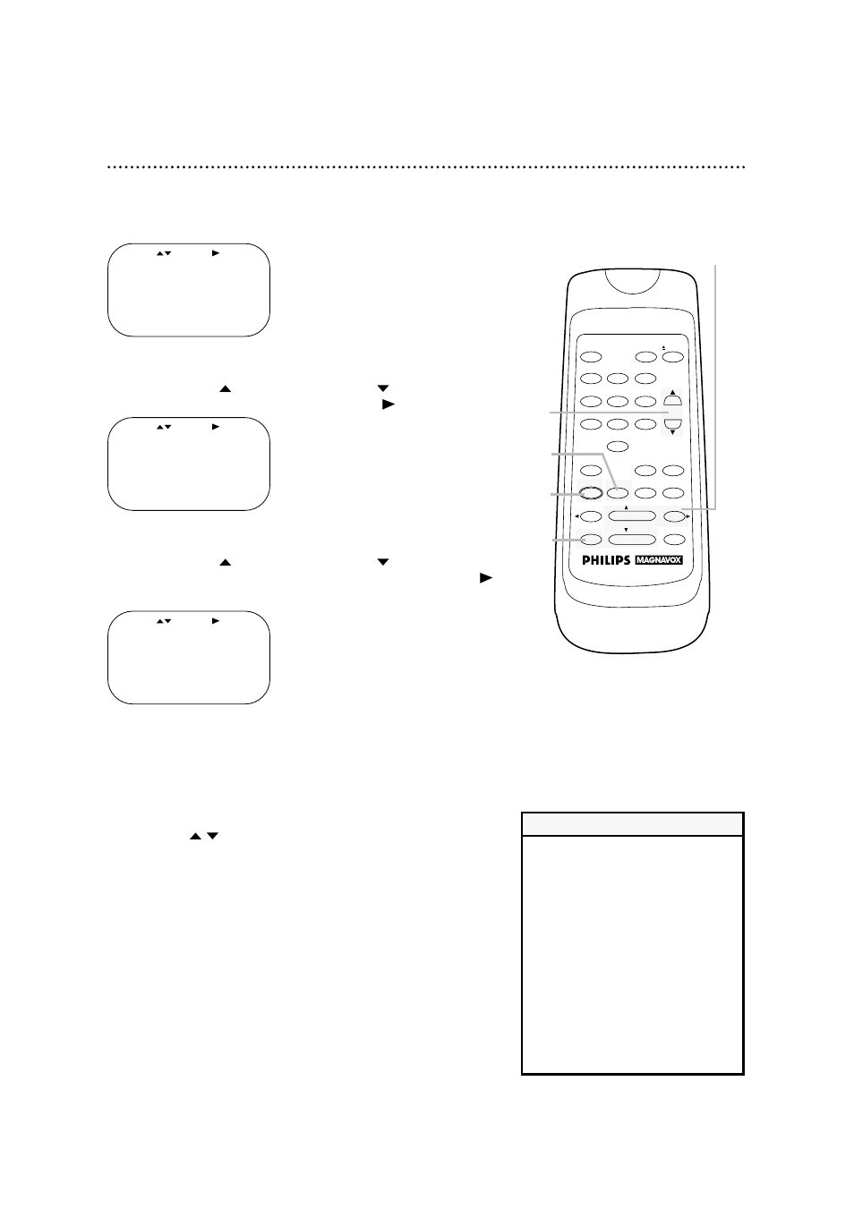 Multi-channel television sound system (cont’d) 39 | Philips VRA601AT99 User Manual | Page 39 / 48