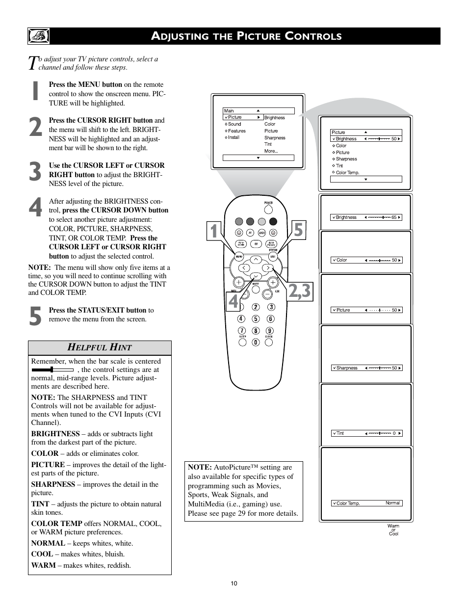 Philips 20RF50S User Manual | Page 10 / 40