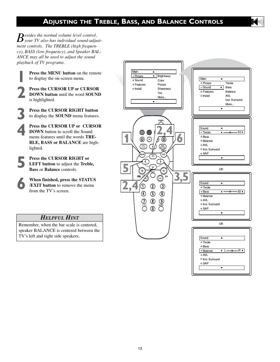 Philips 20RF50S User Manual | Page 13 / 40